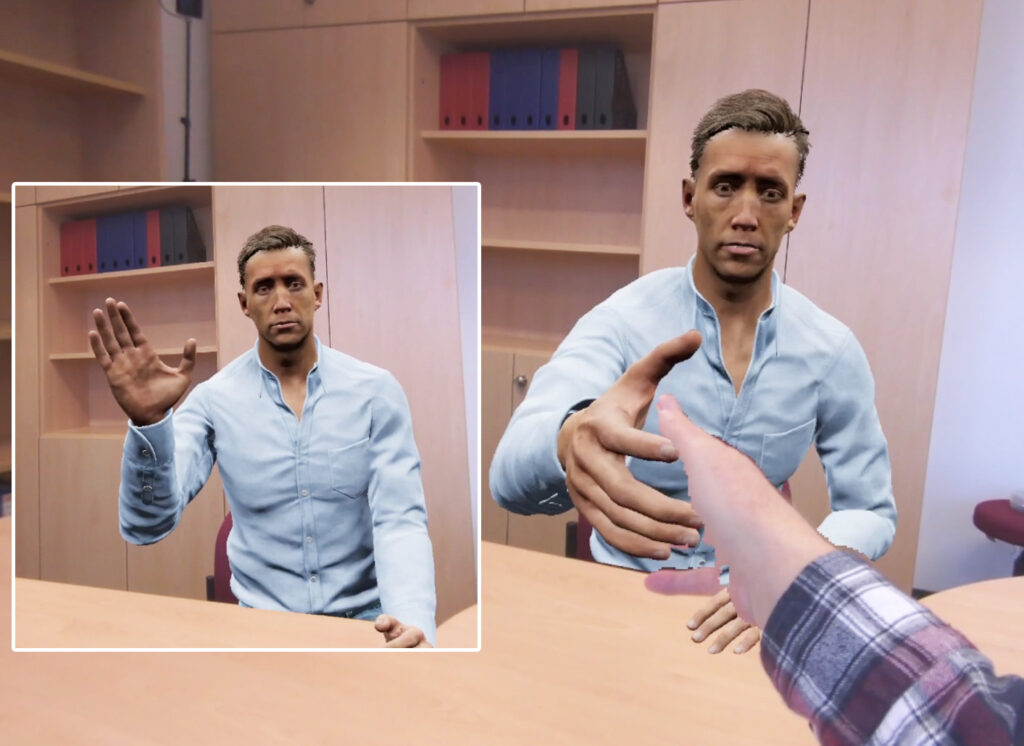 digitale Darstellung einer Person