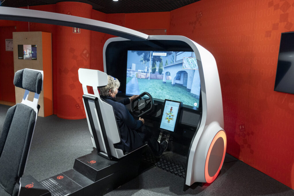 Exponat zum Thema autonomes Fahren